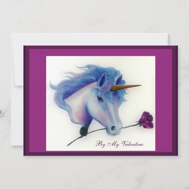 Valentine Unicorn Invites (Front)