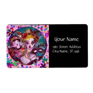 VALENTINE VENETIAN MASQUERADE MASKS AND CONFETTI