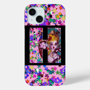 VALENTINE VENETIAN MASQUERADE MONOGRAM H LETTER iPhone 15 CASE
