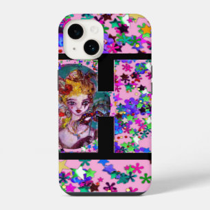 VALENTINE VENETIAN MASQUERADE MONOGRAM H LETTER iPhone 14 CASE