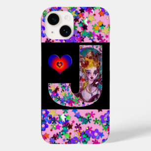VALENTINE VENETIAN MASQUERADE MONOGRAM J LETTER Case-Mate iPhone 14 CASE