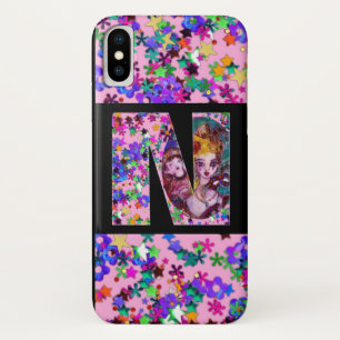 VALENTINE VENETIAN MASQUERADE MONOGRAM M LETTER Case-Mate iPhone CASE