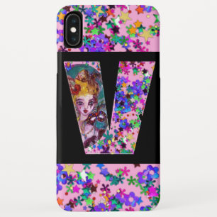 VALENTINE VENETIAN MASQUERADE MONOGRAM V LETTER Case-Mate iPhone CASE