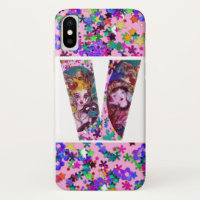 VALENTINE VENETIAN MASQUERADE MONOGRAM V LETTER