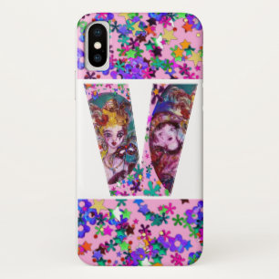 VALENTINE VENETIAN MASQUERADE MONOGRAM V LETTER Case-Mate iPhone CASE