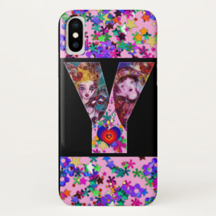 VALENTINE VENETIAN MASQUERADE MONOGRAM Y LETTER Case-Mate iPhone CASE
