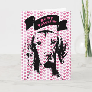 Valentine - Vizsla Silhouette- Reagan Holiday Card