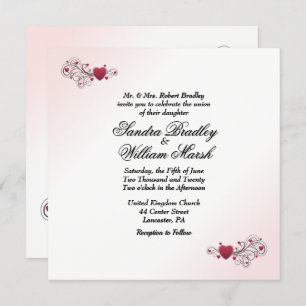 Valentine Wedding Invitation