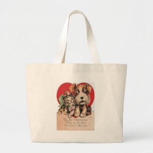 Valentine Why All The Fuss? Large Tote Bag