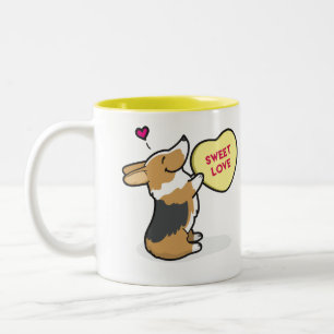 Valentine's 2015-Pembroke Corgi Tri-Col Coffee Mug