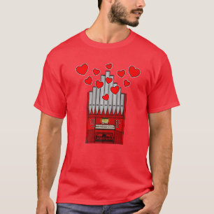 Valentines 2022 Church Organ Wedding Organist Anni T-Shirt