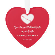 Valentine's Baby Memorial Ornament