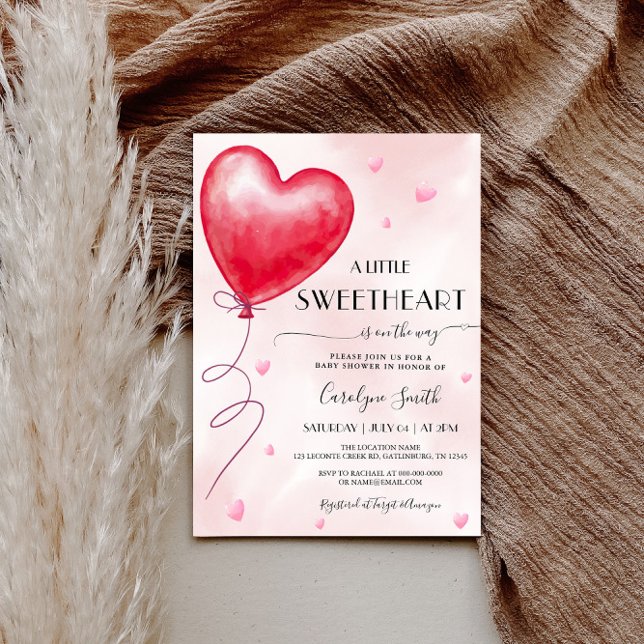 Valentines Baby Shower Invitation (Creator Uploaded)