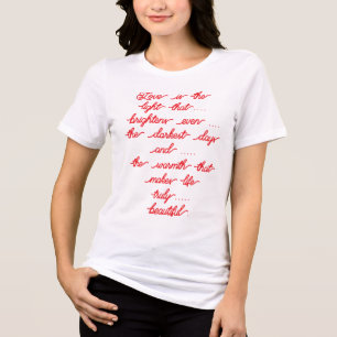 Valentine's Bella + Canvas Women's Tri-Blend Tee