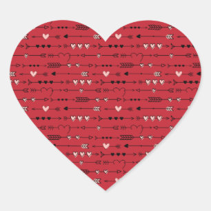 Valentines Birthday Heart Pink Hearts Arrows Love Sticker