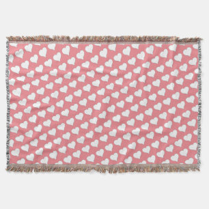 Valentine's Blanket Classic Hearts Throw Blanket