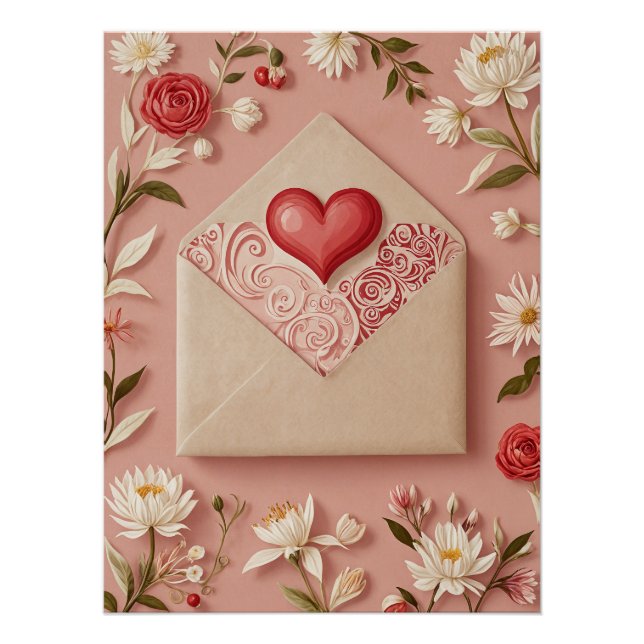 Valentine's Bloom Poster (Front)