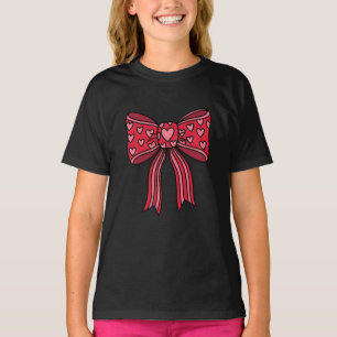 Valentines bow,  hearts bow  T-Shirt