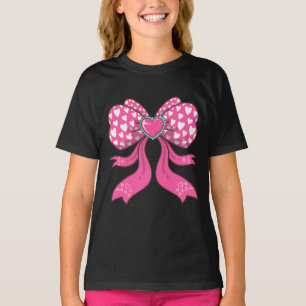 Valentines bow, hearts bow T-Shirt