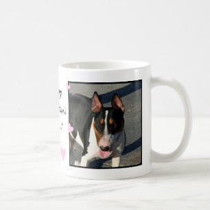 Valentine's Bull Terrier coffee mug