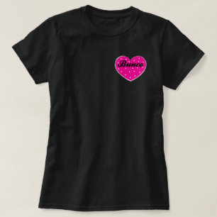 Valentines Bunco Heart With Dice Dots T-Shirt