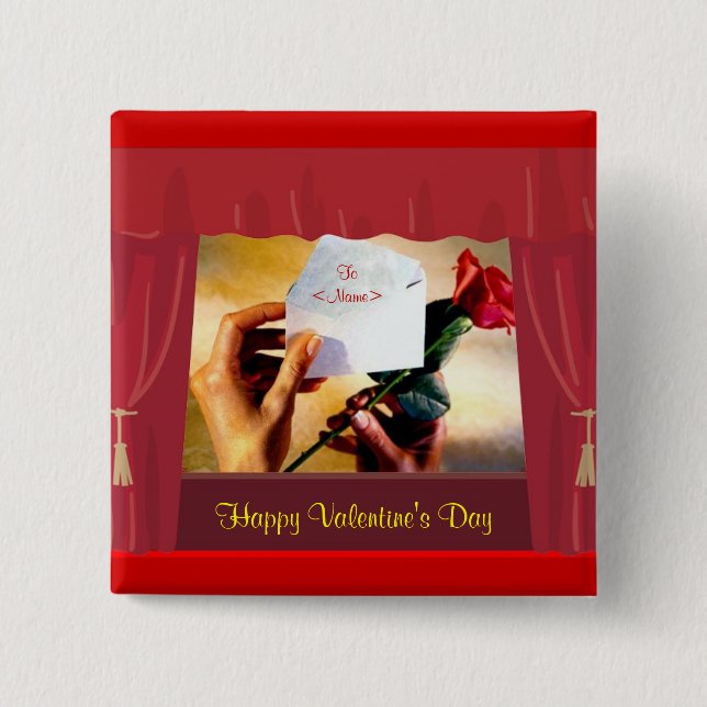 Valentine's Button (Front)