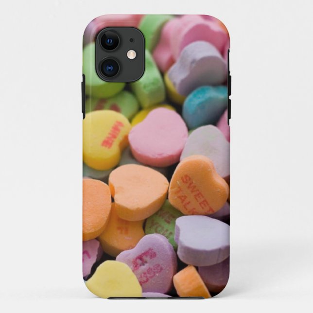 VALENTINE'S CANDY HEARTS  Case-Mate iPhone CASE (Back)