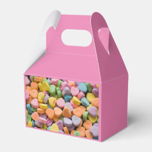 VALENTINE'S CANDY HEARTS  FAVOUR BOX