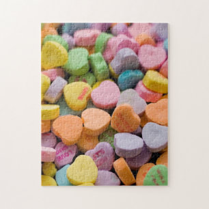 VALENTINE'S CANDY HEARTS  JIGSAW PUZZLE