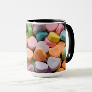 VALENTINE'S CANDY HEARTS MUG
