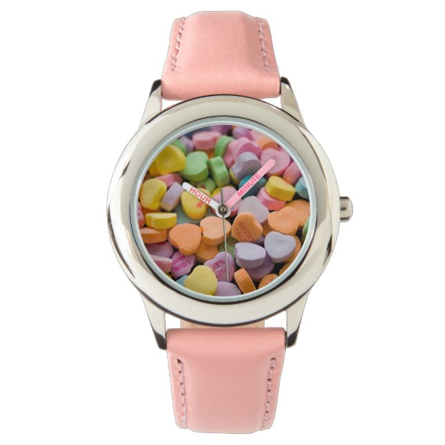 VALENTINE'S CANDY HEARTS  WATCH (Front)