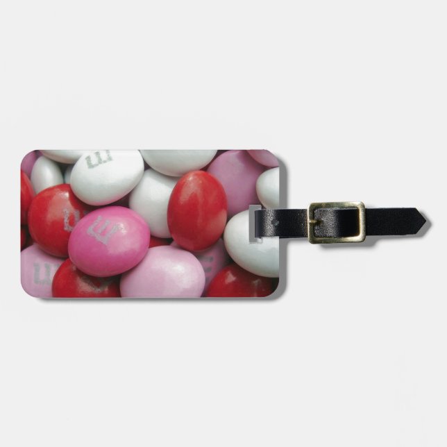 Valentine's Candy Luggage Tag (Front Horizontal)
