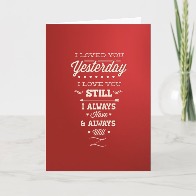 Valentines Card (Front)