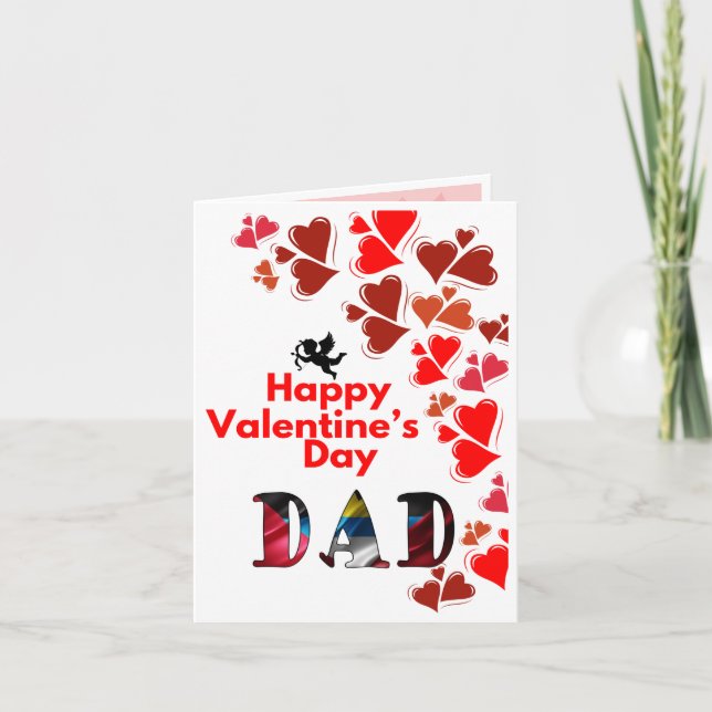 Valentine's Card for Dads (Antigua and Barbados) (Front)