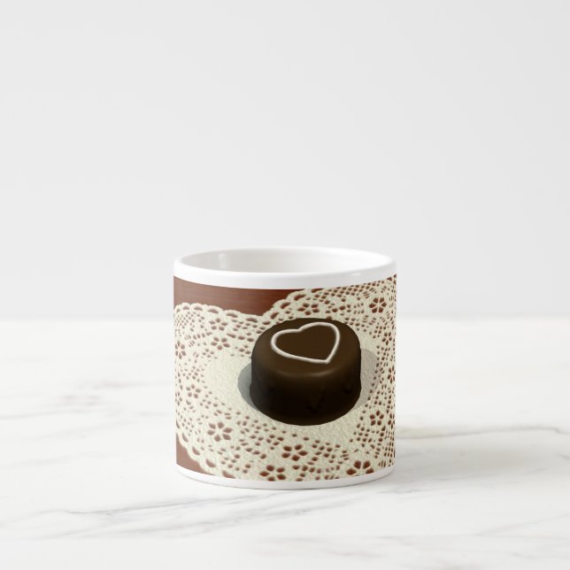 Valentines Chocolate Espresso Cup (Front)