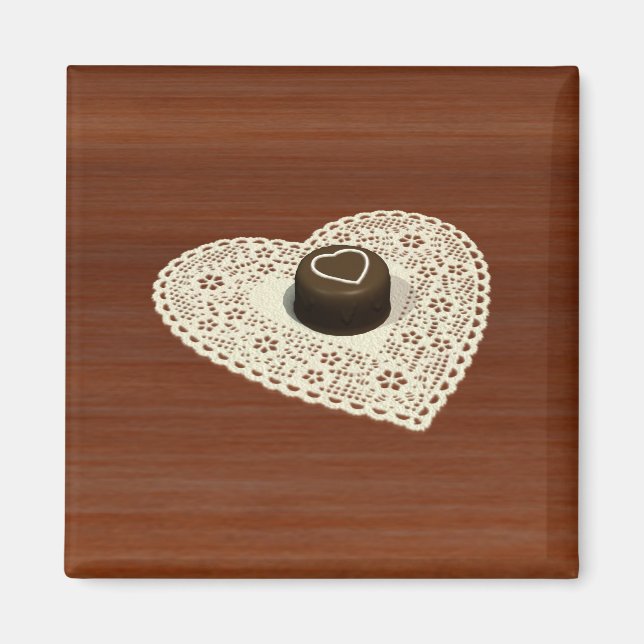 Valentines Chocolate Magnet (Front)