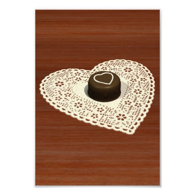 Valentines Chocolate Photo Print (Front)