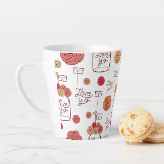 Valentine's Coffee Mug: Hearts and Love in Every S Latte Mug