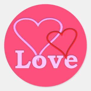 Valentines Collection Classic Round Sticker
