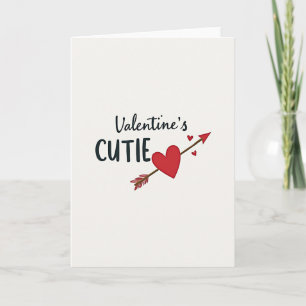 Valentines Cutie Heartfelt Card