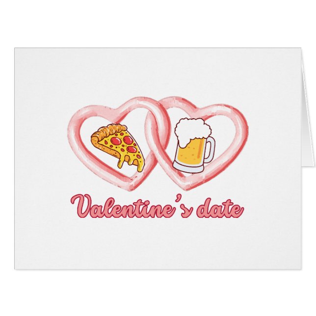 Valentine's Date Pizza Beer (Front Horizontal)
