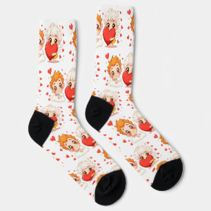 Valentine's Day 2025: Cute and Playful Angels 👼❤️ Socks
