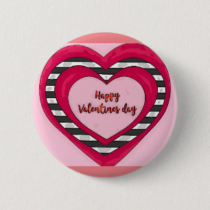 Valentine's Day  6 Cm Round Badge