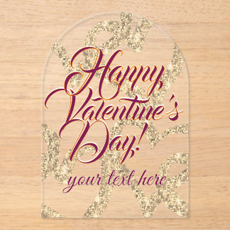 Valentine's Day  Acrylic Invitations