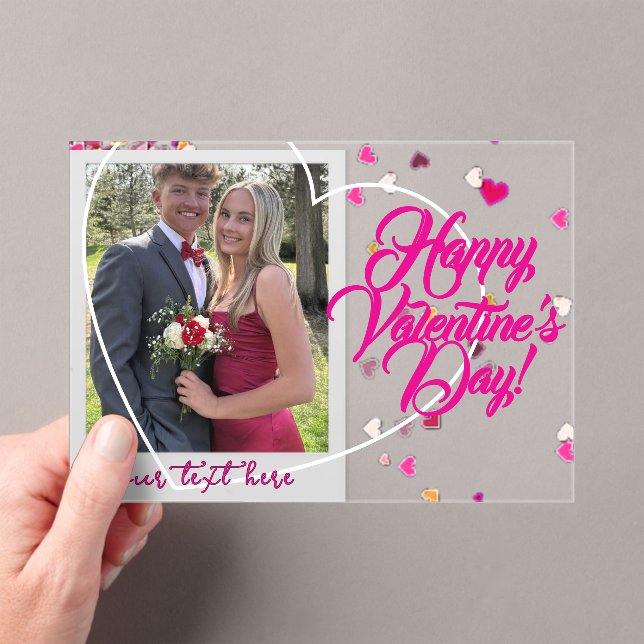 Valentine's Day  Acrylic Invitations (Insitu (Handheld))