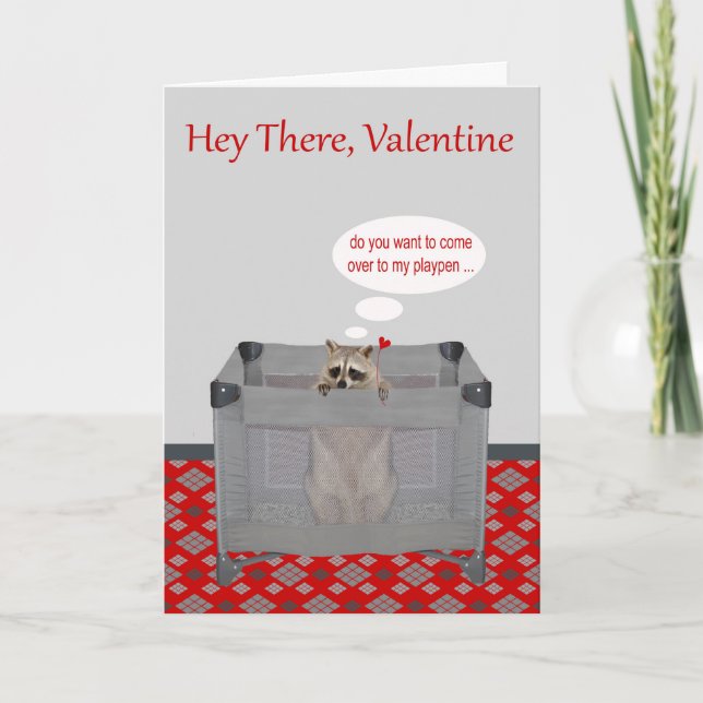 Valentine's Day, adult humour, romance, Holiday Card (Front)