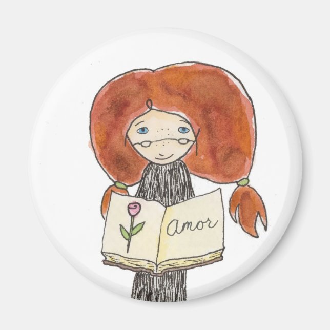 Valentine's Day Amor Magnet (Front)