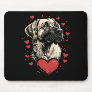 Valentine's Day Anatolian Shepherd Dog Mouse Pad