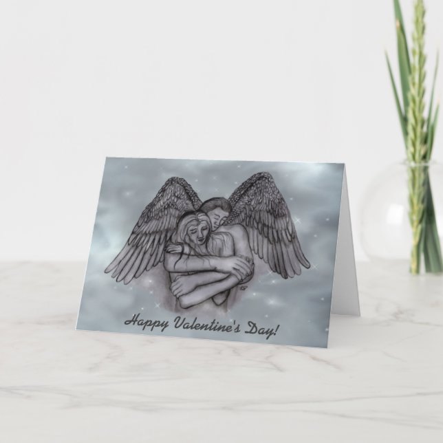 Valentine's Day  - Angel Eros in LOVE Holiday Card (Front)