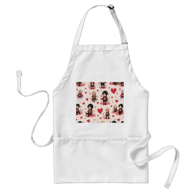 VALENTINE'S DAY ANIME APRON (Front)